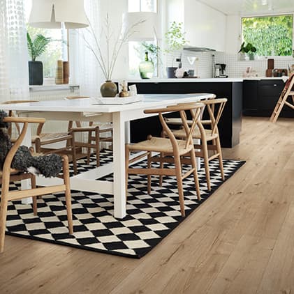 Pergo laminate flooring: tough, beautiful, sustainable floors.